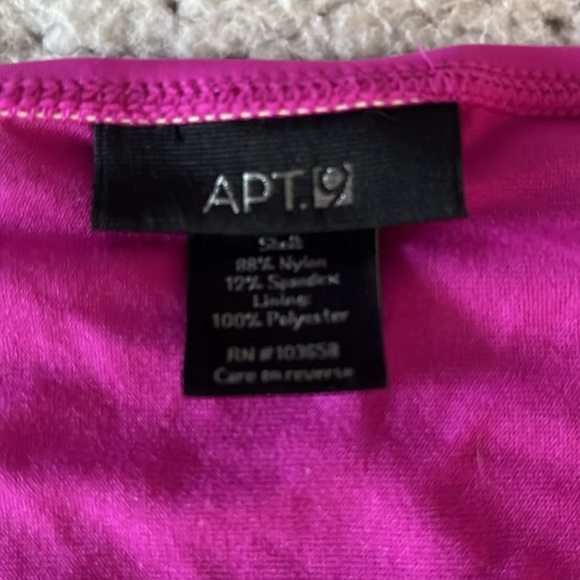 APT 9 Bikini Swimsuit Set in Magenta with Light Pink Dots - Picture 6 of 13
